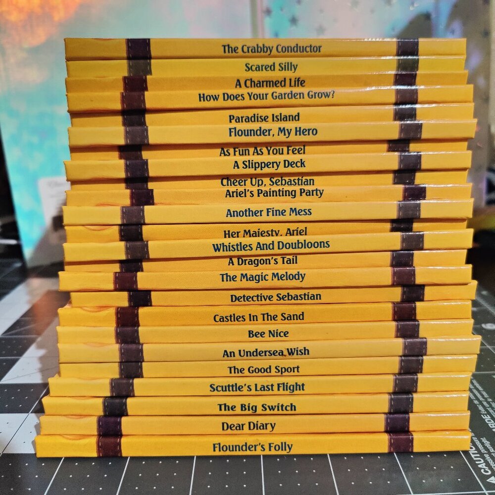 FULL SET 24 books of The Little Mermaid Treasure Chest Book collection